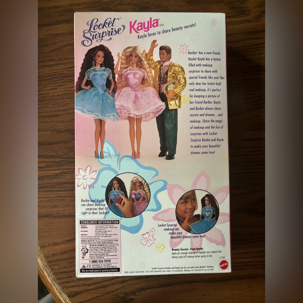 1993 Kayla locket surprise Barbie doll - Picture 2 of 2